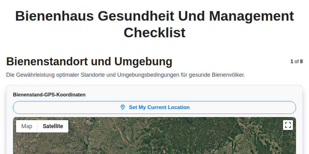 Bienenhaus Gesundheit und Management screenshot