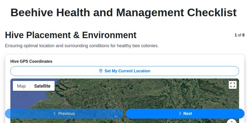 beehive health and management screenshot