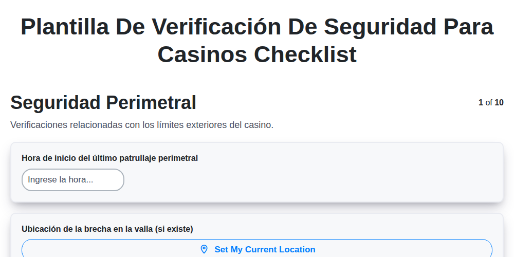 Plantilla de verificación de seguridad para casinos screenshot
