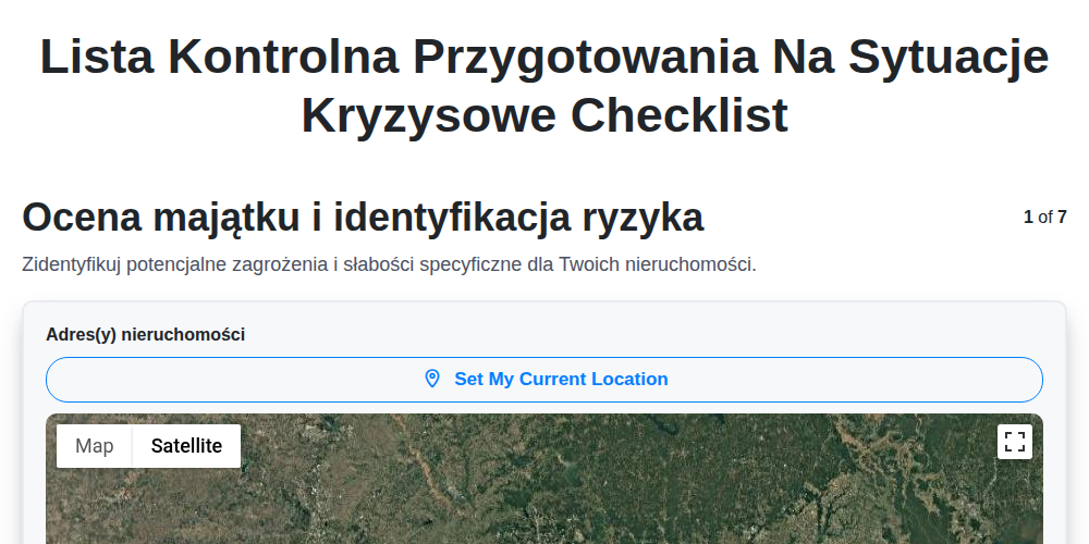 Lista kontrolna przygotowania na sytuacje kryzysowe screenshot