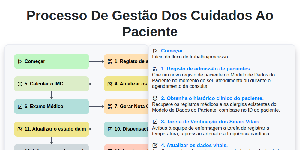Processo de Gestão dos Cuidados ao Paciente screenshot