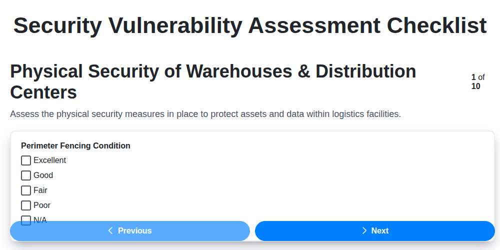 security vulnerability assessment screenshot