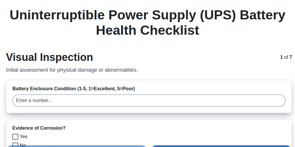 uninterruptible power supply ups battery health screenshot