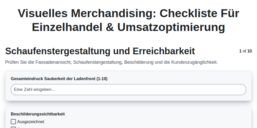 Visuelles Merchandising: Checkliste für Einzelhandel & Umsatzoptimierung