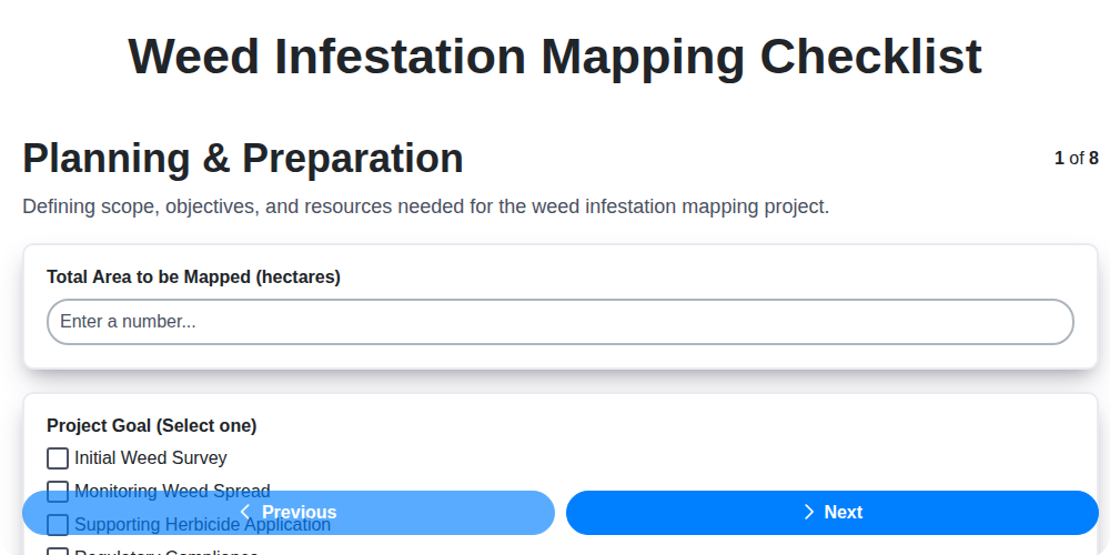 weed infestation mapping screenshot