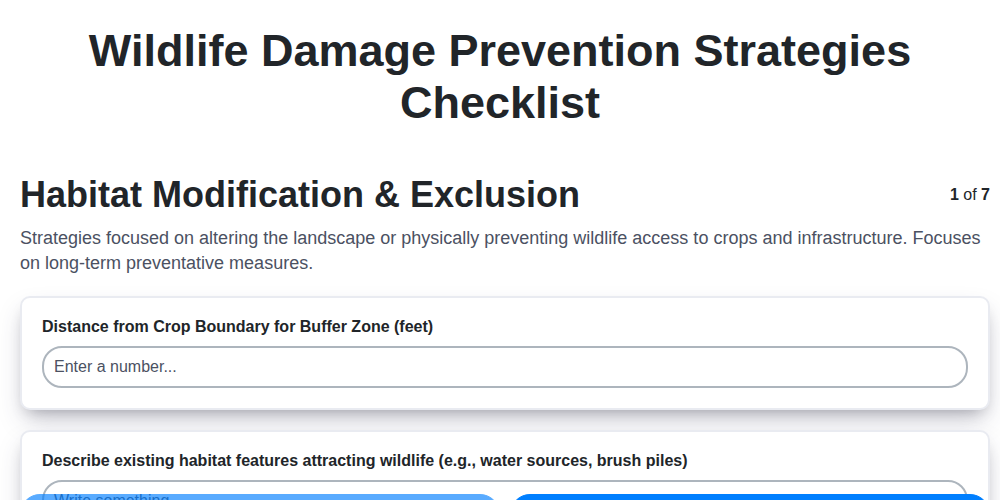 wildlife damage prevention strategies screenshot